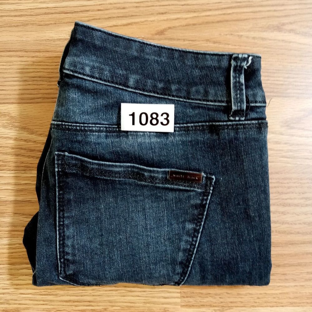 White House Black Market Jeans Womens 00 Skinny Ankle Blue Stretch Cotton Blend - Picture 12 of 12
